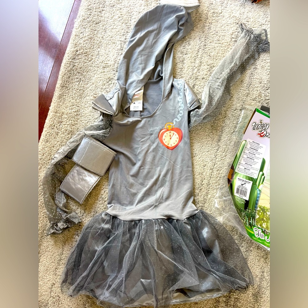 Girls Wizard of Oz Tin Man costume
